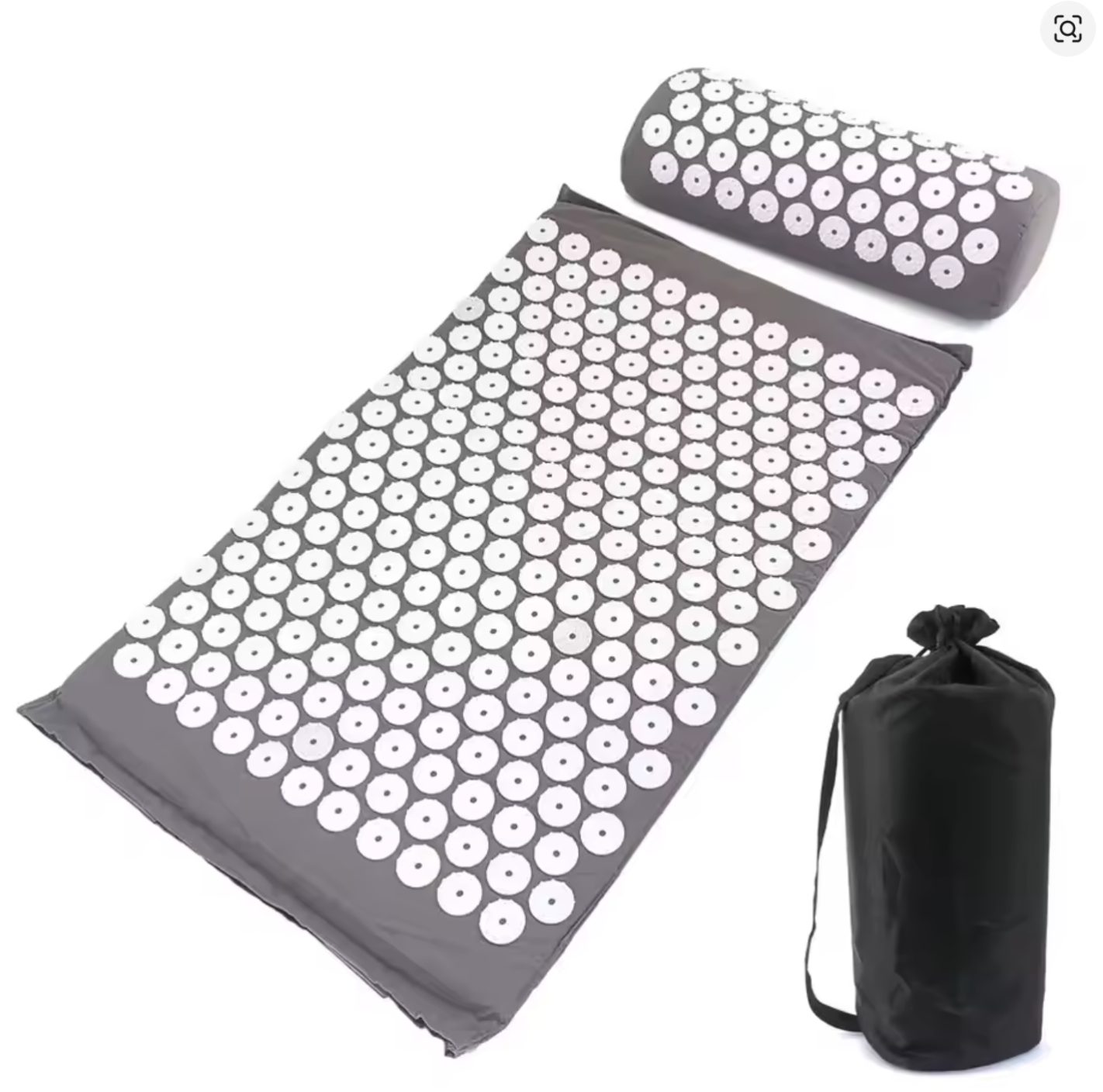 Set d'acupression Kalma — tapis, oreiller cervical et sac de transport